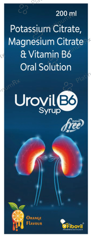 Urovil B6 Syrup Orange Sugar Free