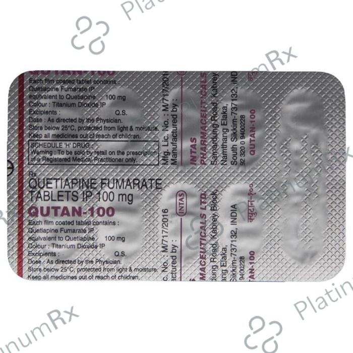 Qutan 100mg Tablet 10s