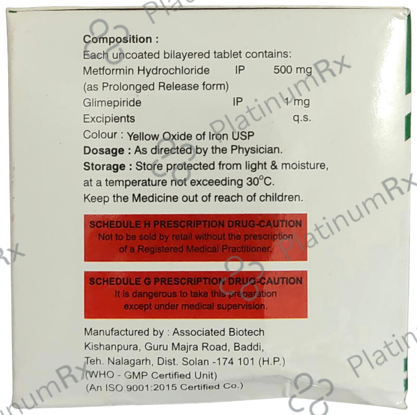 Glimirule-M 1 Tablet PR