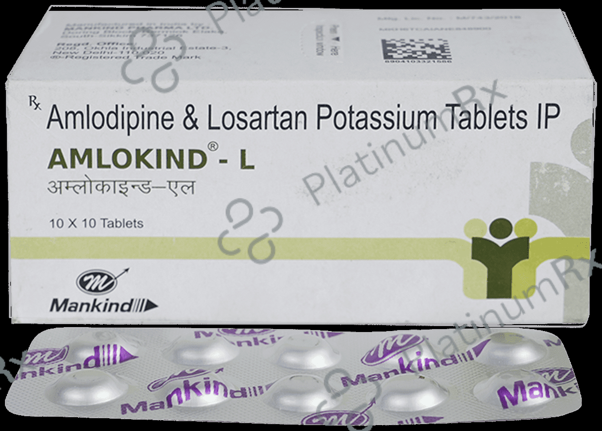 Amlokind L 5/50mg Tablet 10s