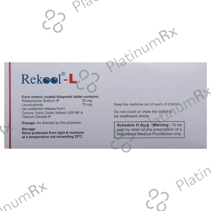 Rekool L 75/20mg Tablet SR 10s