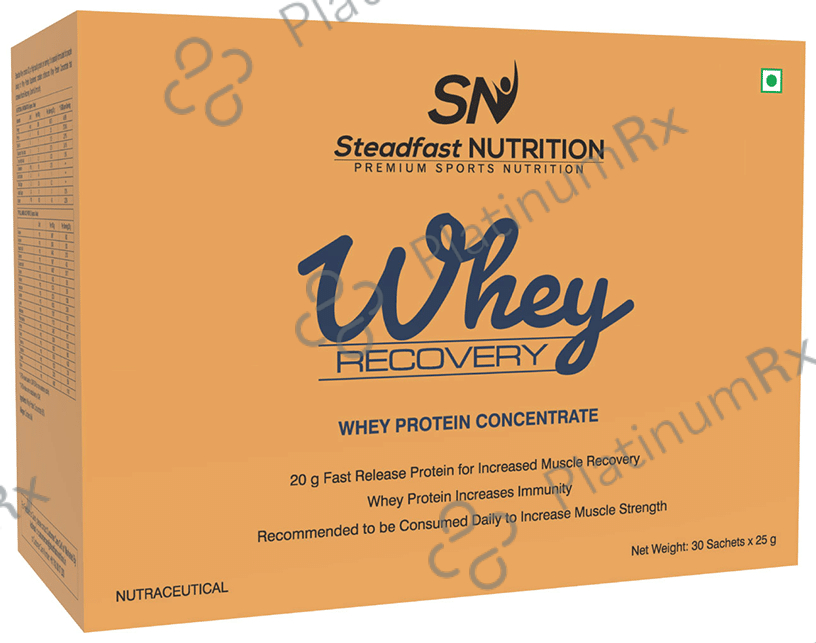 Steadfast Nutrition Whey Recovery Whet Protein Concentrate Sachet (25gm Each)