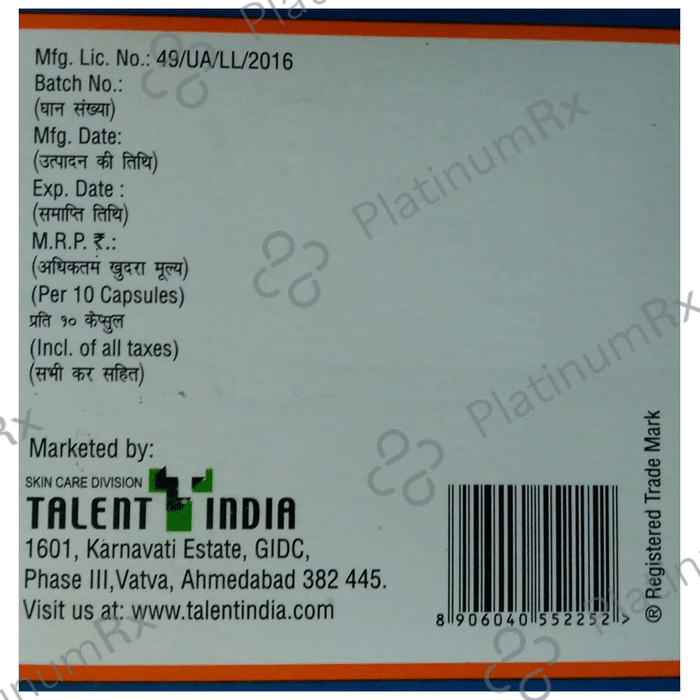 Itralent 200mg Capsule 10s
