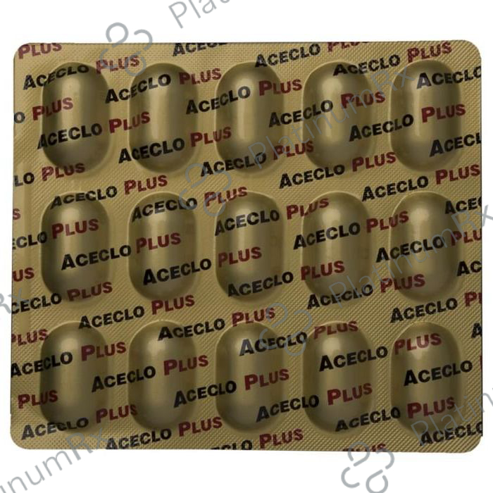Aceclo Plus 100/325mg Tablet 15s