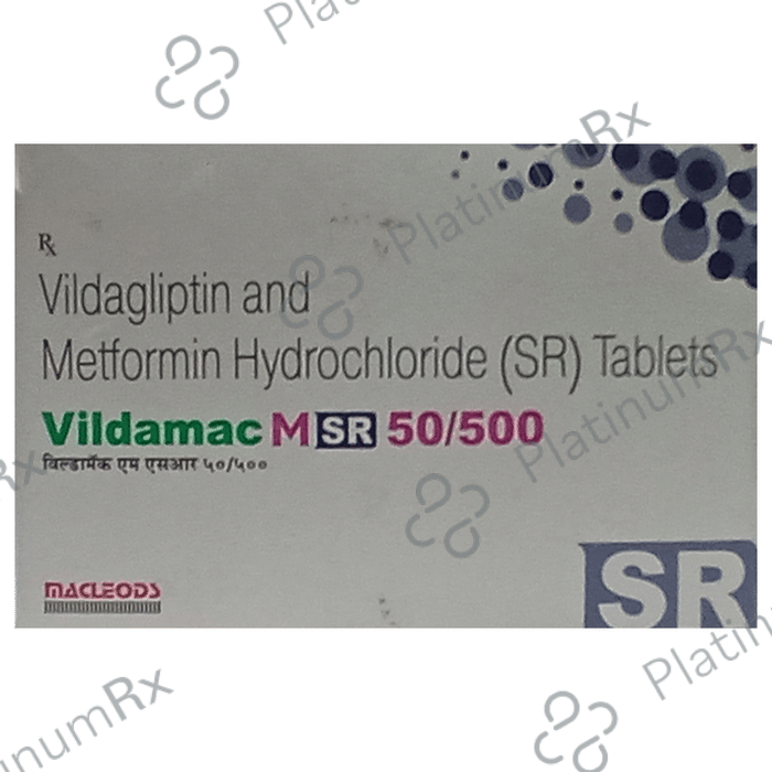 Vildamac M SR 50/500 Tablet