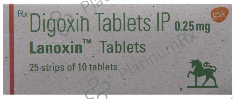 Lanoxin 0.25mg Tablet 10s