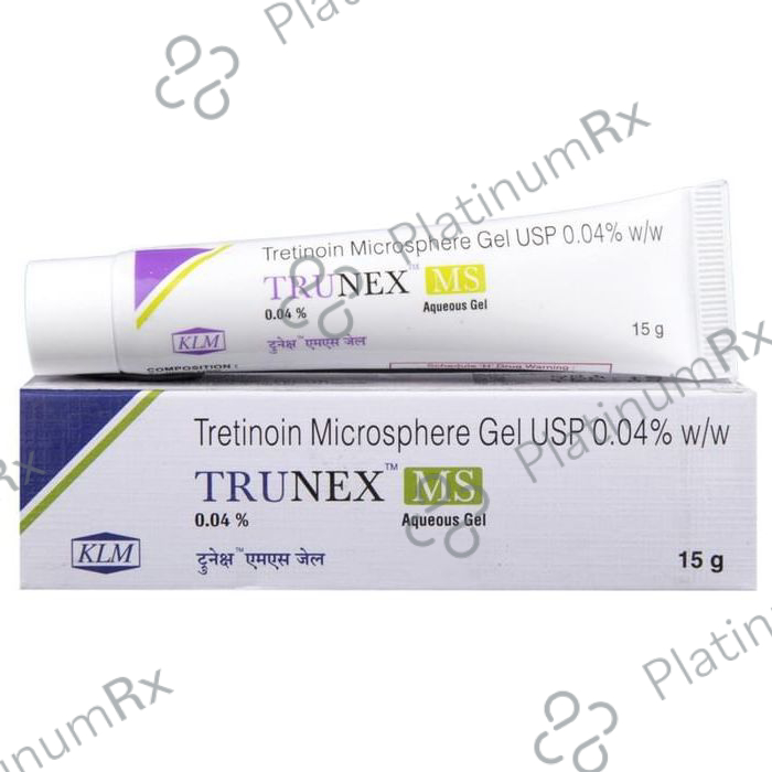 Trunex MS 0.04% Aqueous Gel 15gm