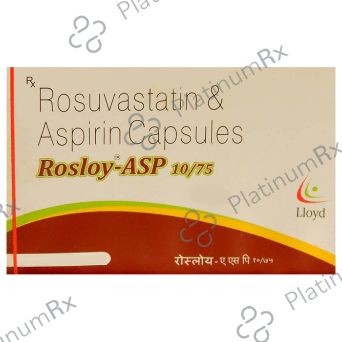 Rosloy ASP 10/75mg Capsule 15s