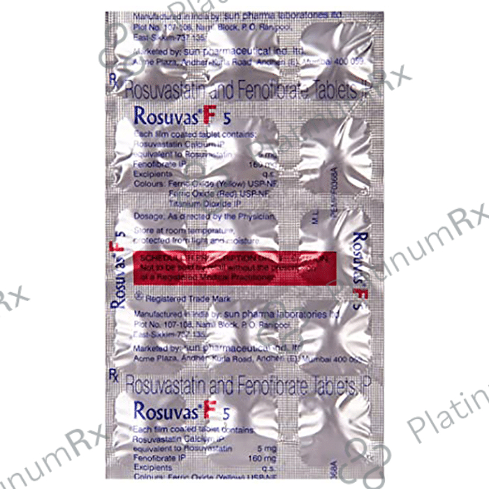 Rosuvas F 160/5mg Tablet 15s