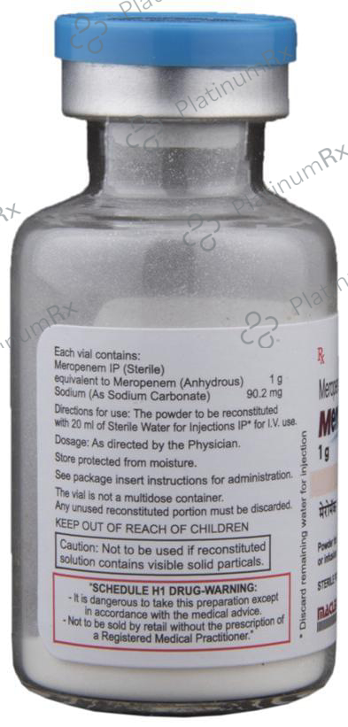 Meromac 1gm Powder For Injection 1s