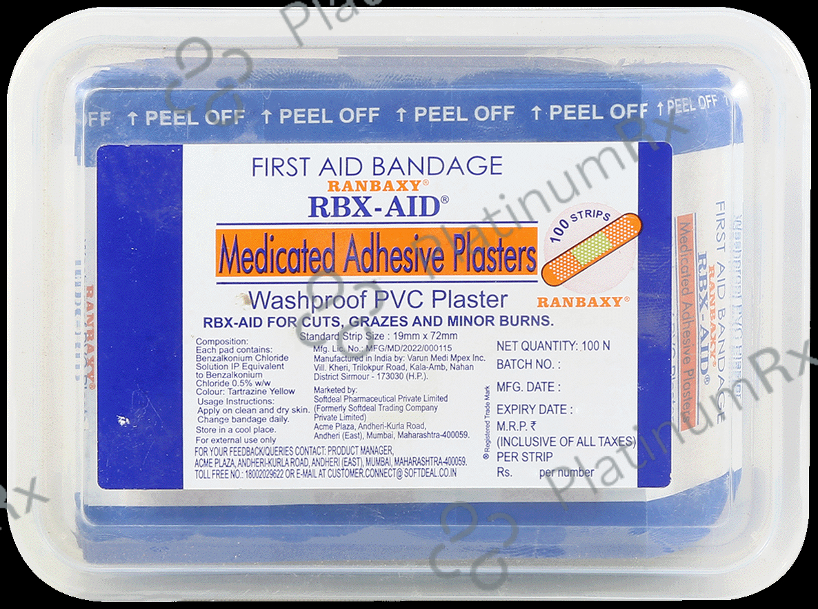 RBX-Aid Medicated Adhesive Plasters