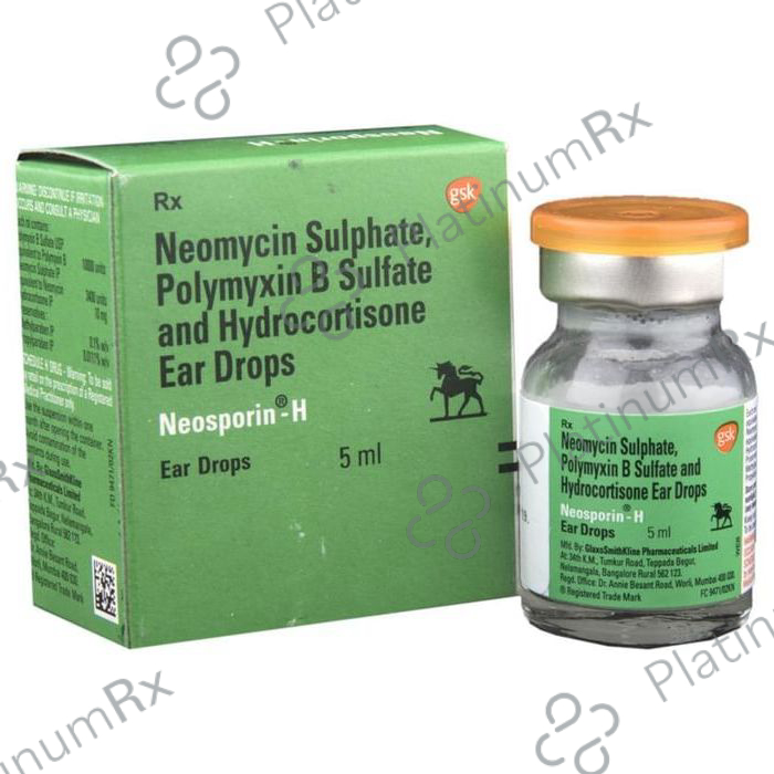 Neosporin H 3400/10000IU Ear Drop 5ml