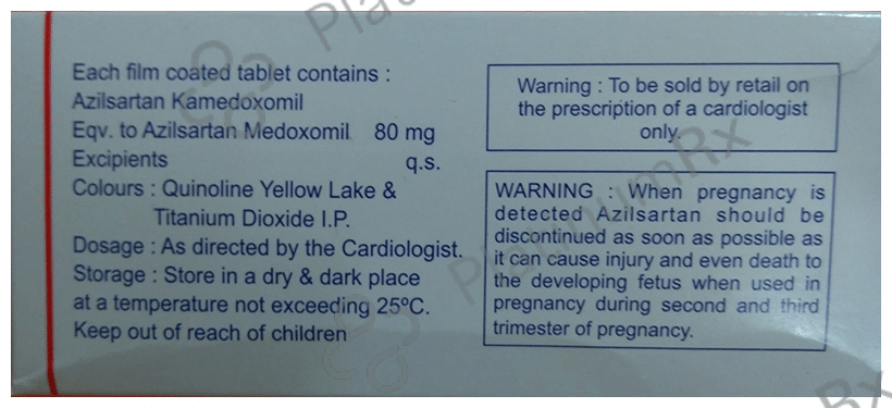 Azildac 80mg Tablet 10s