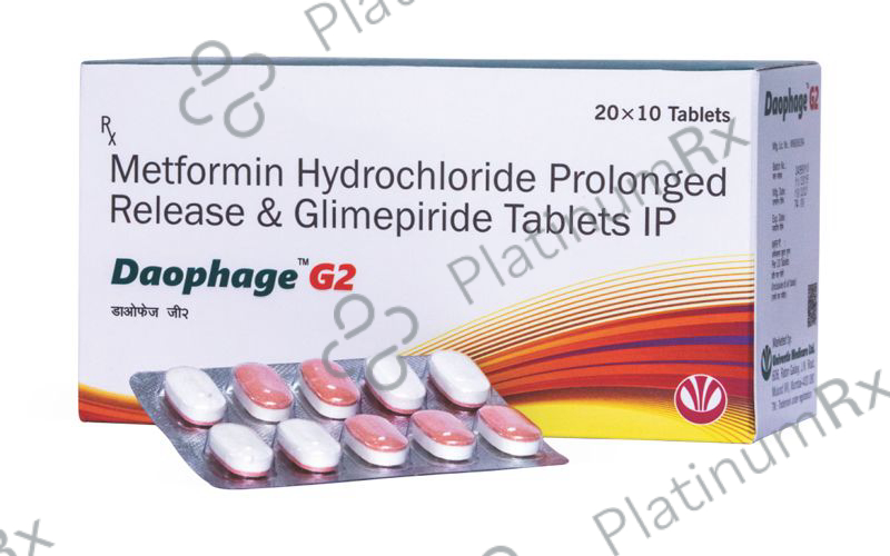 Daophage G 2/500mg Tablet ER 10s