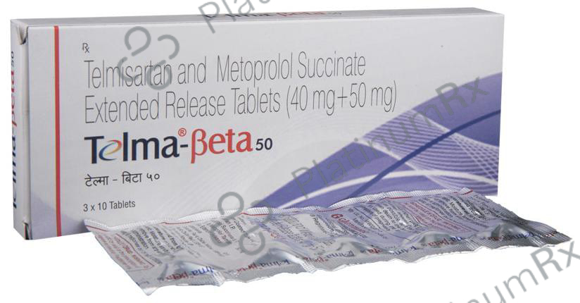 Telma Beta 50/40mg Tablet ER 10s
