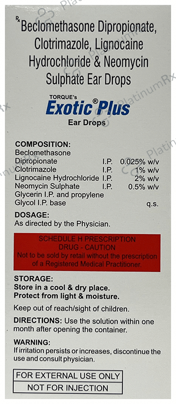 Exotic Plus Ear Drop