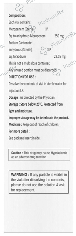 Merovil 250mg Injection