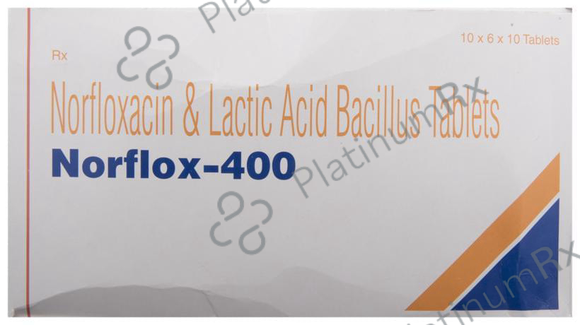 Norflox 400mg Tablet 10s