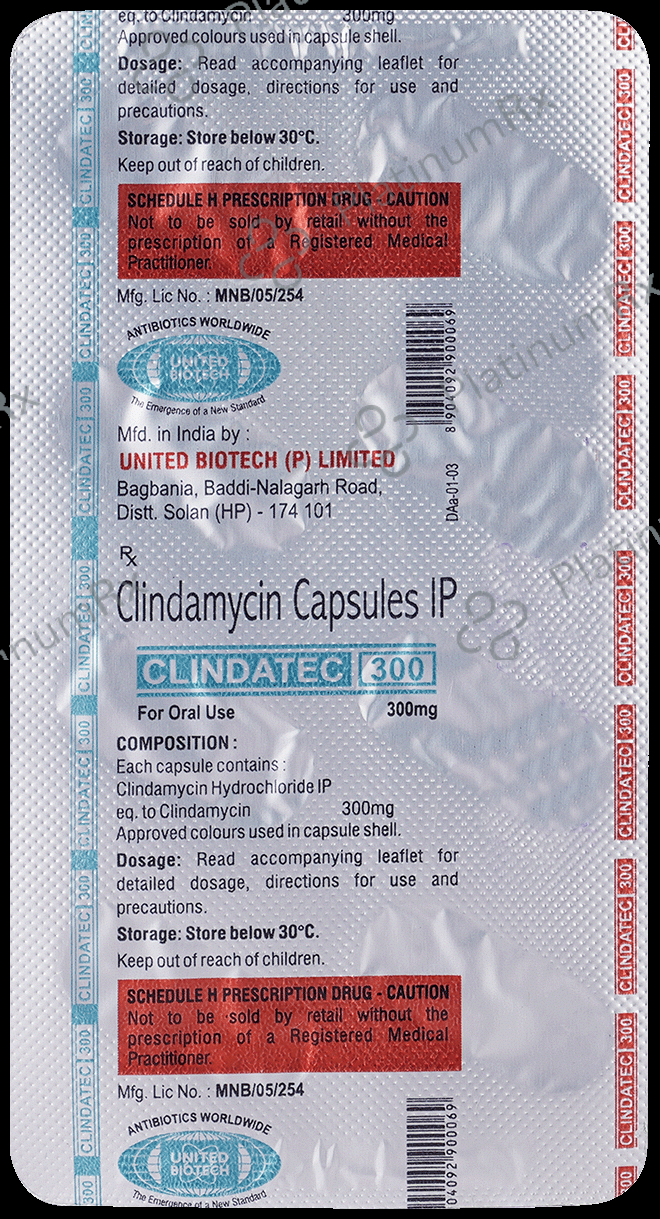 Clindatec 300mg Capsule