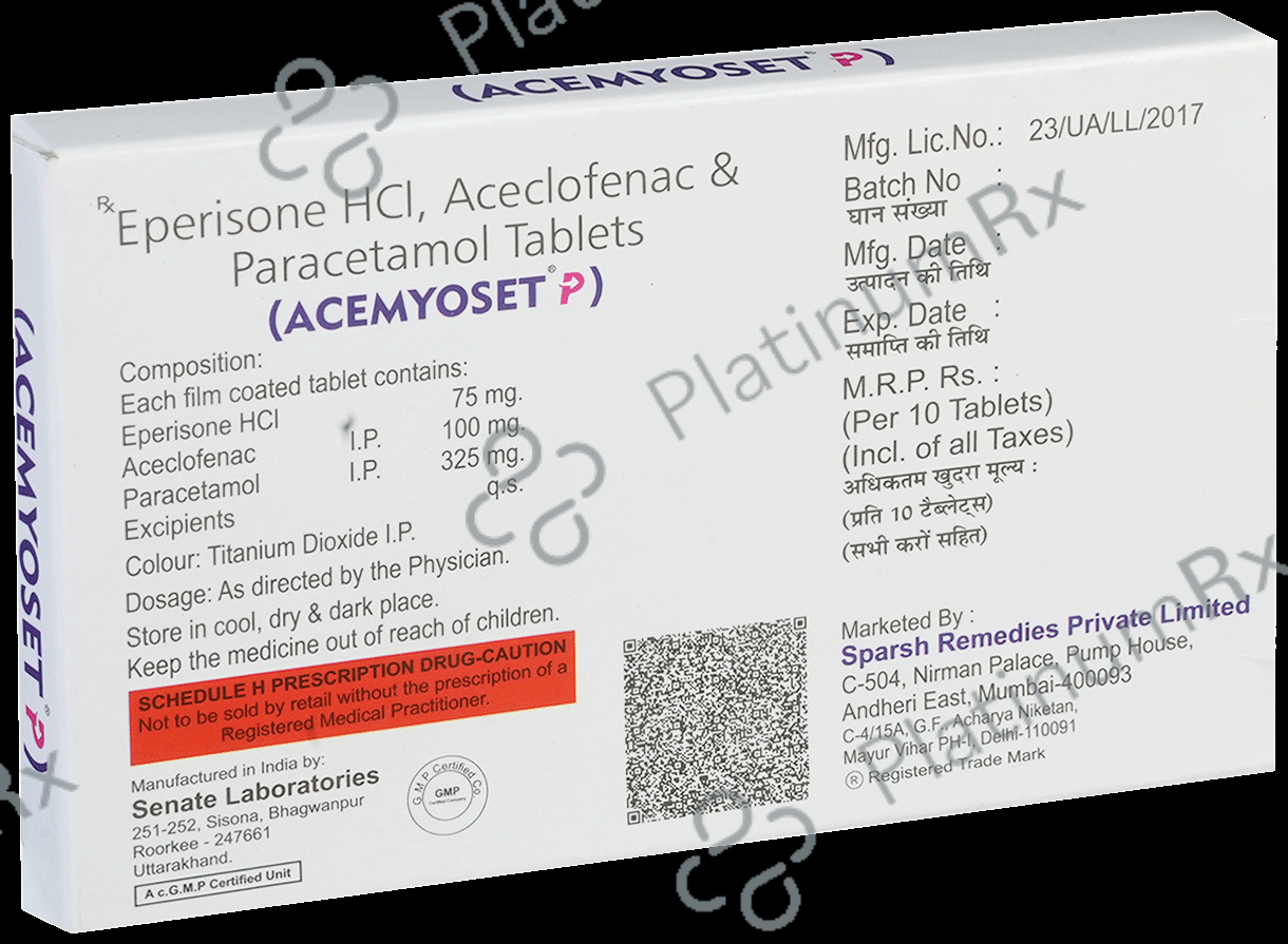 Acemyoset P Tablet