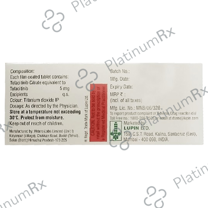 Tofakin 5mg Tablet 10s