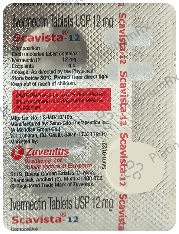 Scavista 12 Tablet 2 tablets