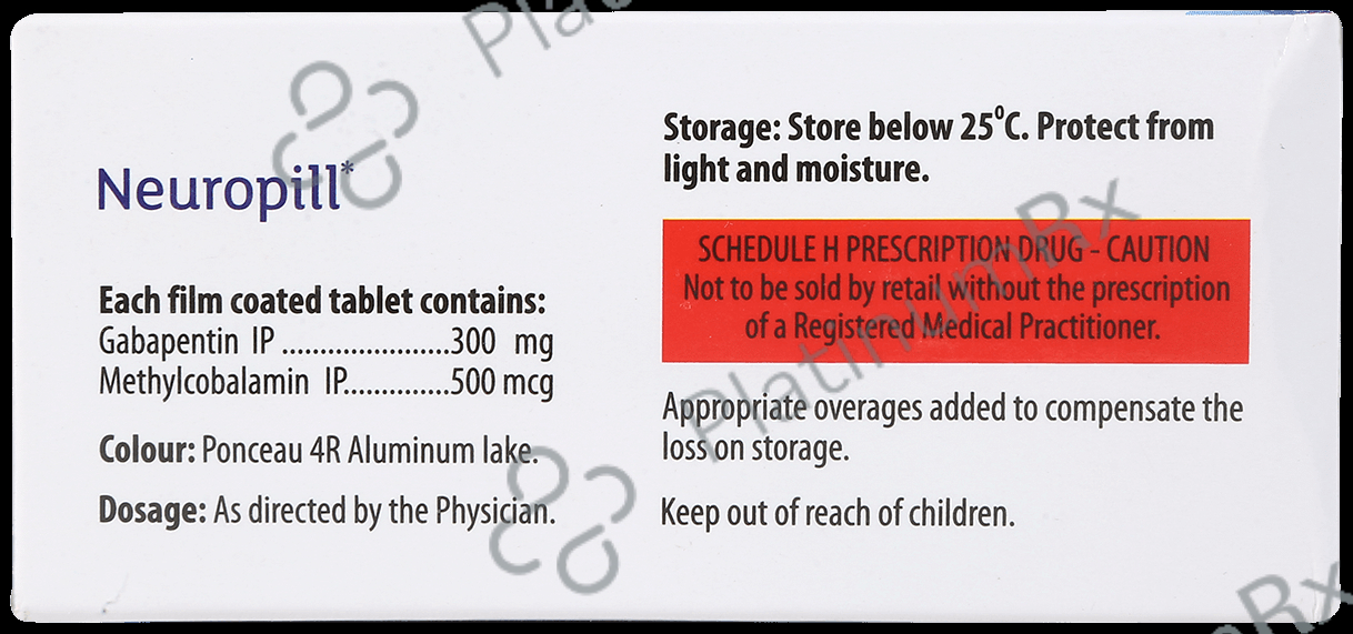 Neuropill Tablet 300/500mcg 10s