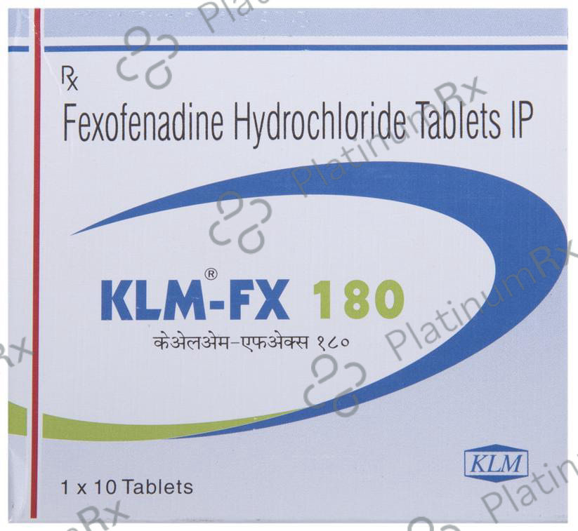 KLM FX 180mg Tablet 10s