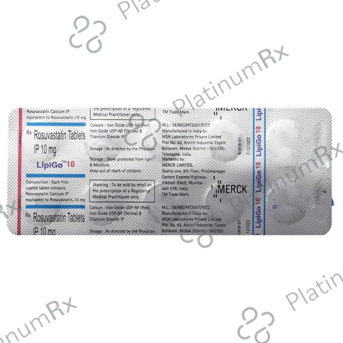 Lipigo 10mg Tablet 10s