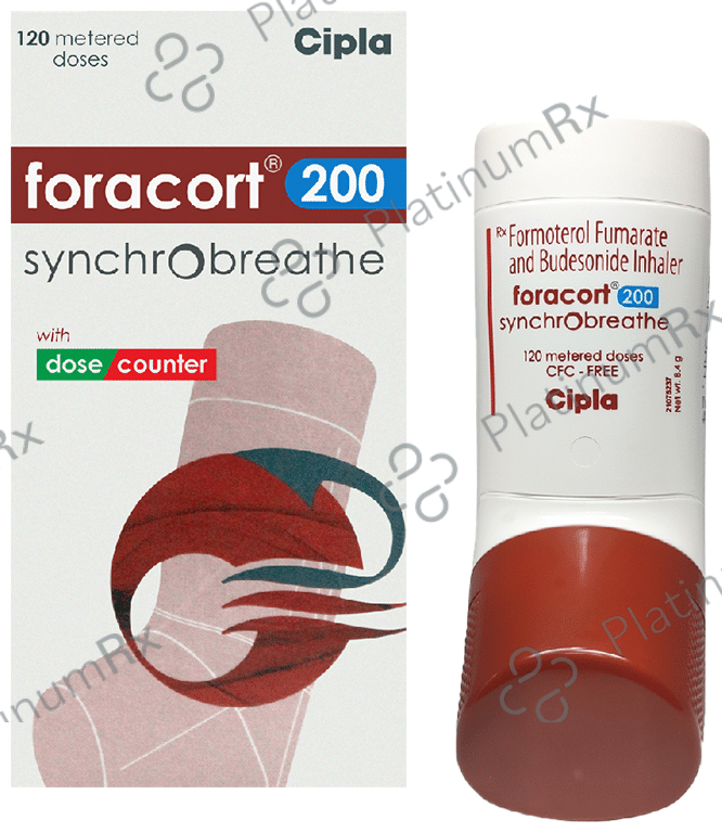 Foracort 200/6mcg Synchrobreathe Inhaler 120MDI