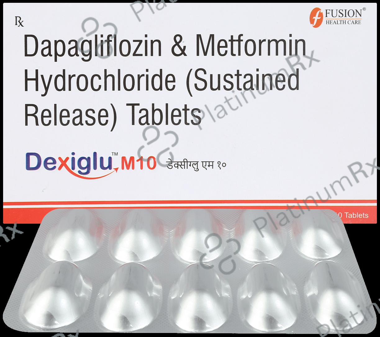 Dexiglu M 10/500mg Tablet SR 10s