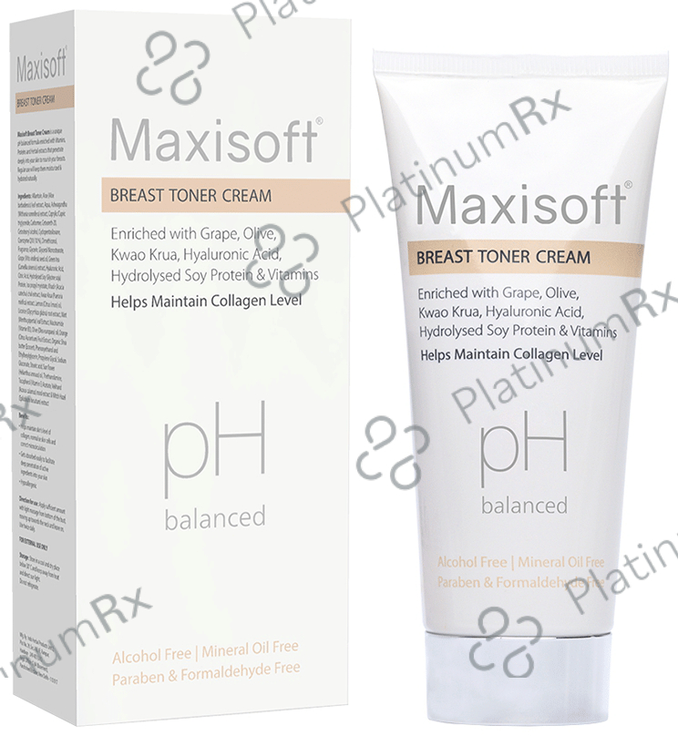Maxisoft Breast Toner Cream (100gm Each) 4 Tubes
