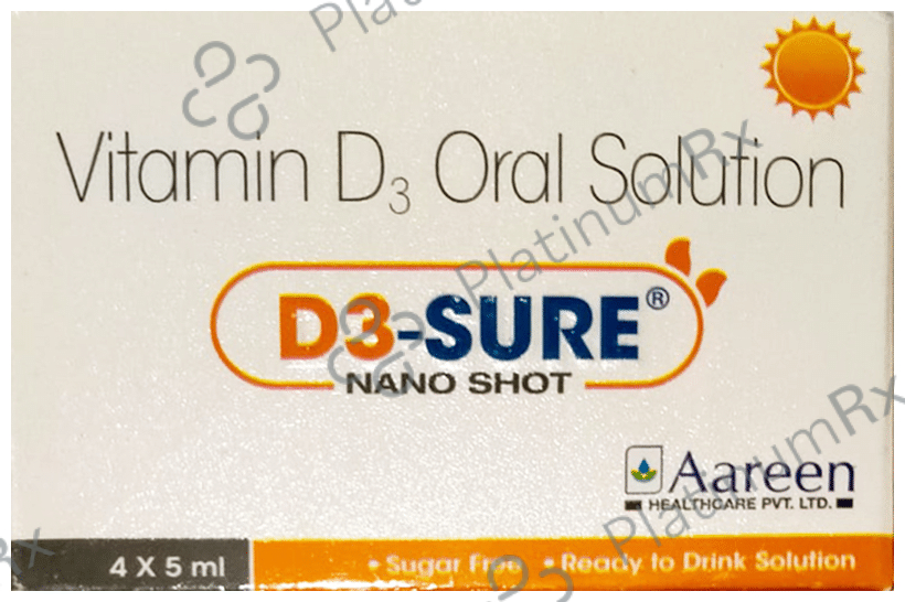 D3 Sure Nano Shot Oral Solution 5ml