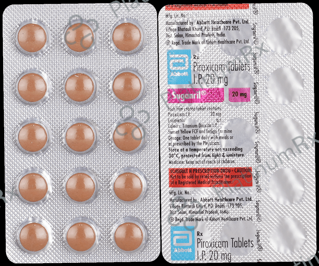 Suganril 20mg Tablet 15s