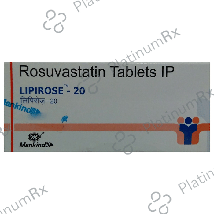 Lipirose 20mg Tablet 10s