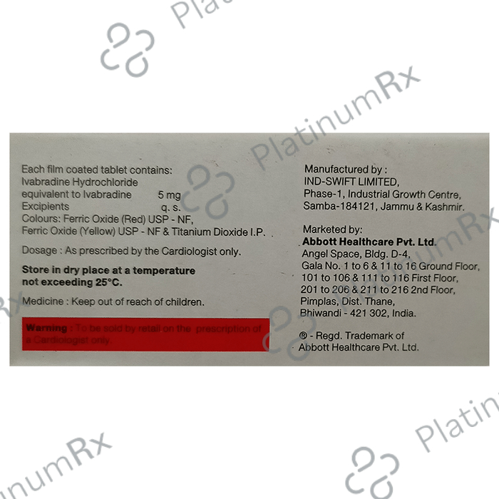 Ivabid 5mg Tablet 14s