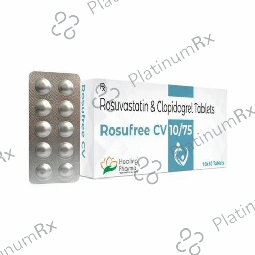 Rosufree CV 10/75mg Capsule 10s