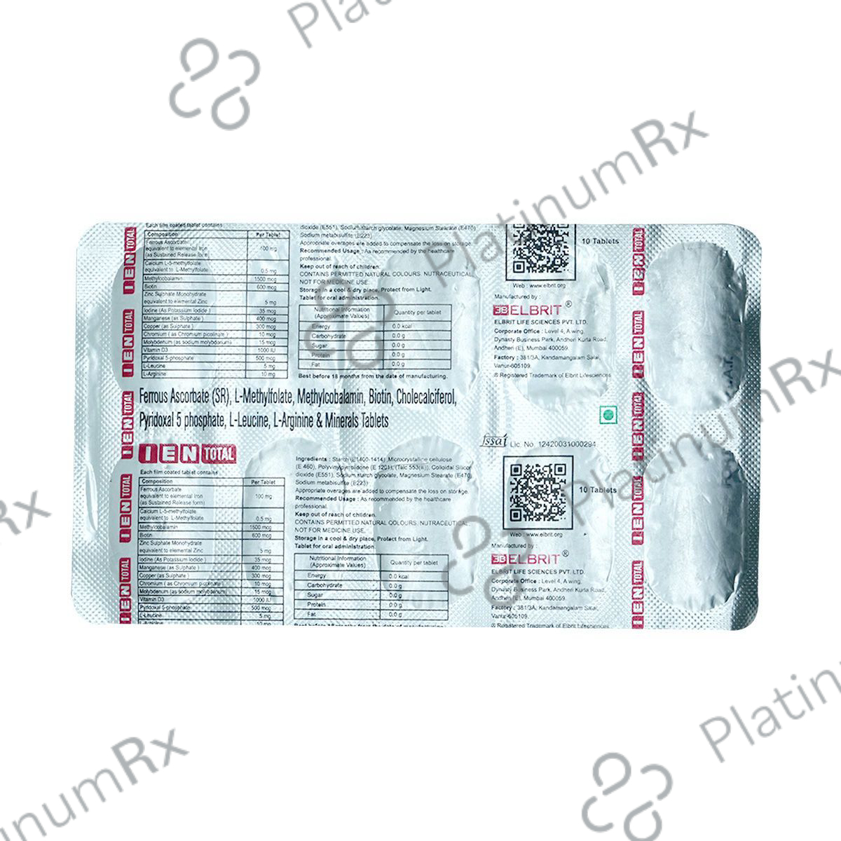 Ien Total Tablet 10s