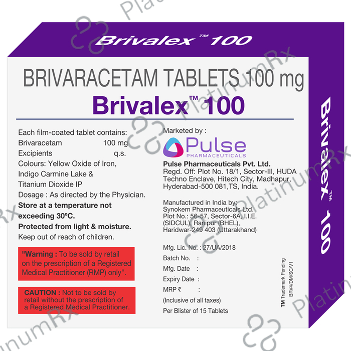Brivalex 100mg Tablet