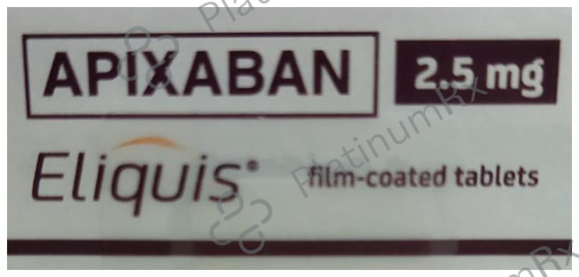 Eliquis 2.5mg Tablet 10s