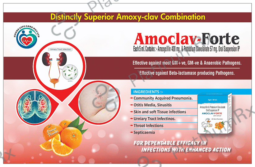 Amoclav-Forte Dry Syrup Orange