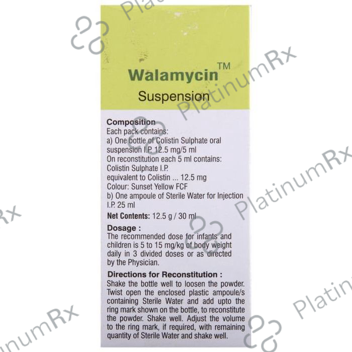 Walamycin 12.5mg Oral Suspension 30ml