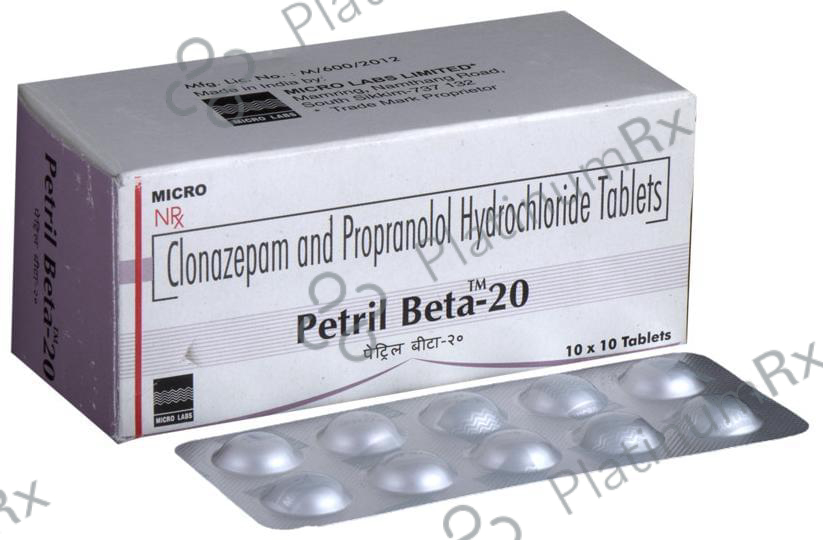 Petril Beta 20 Tablet 15s
