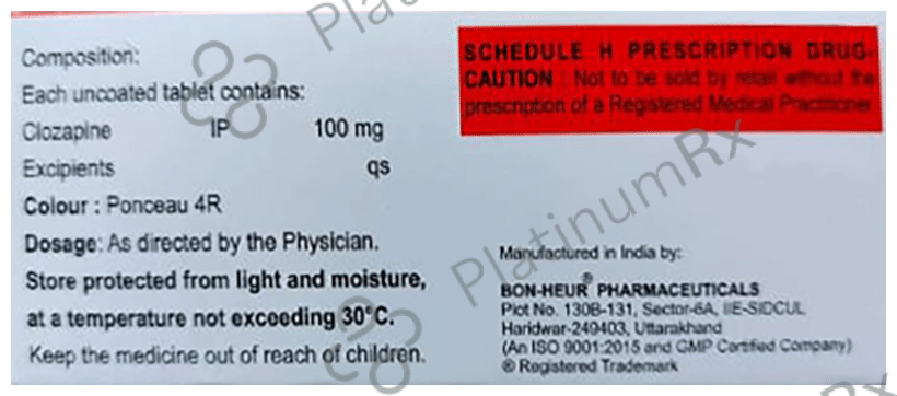 Clozazap 100 Tablet