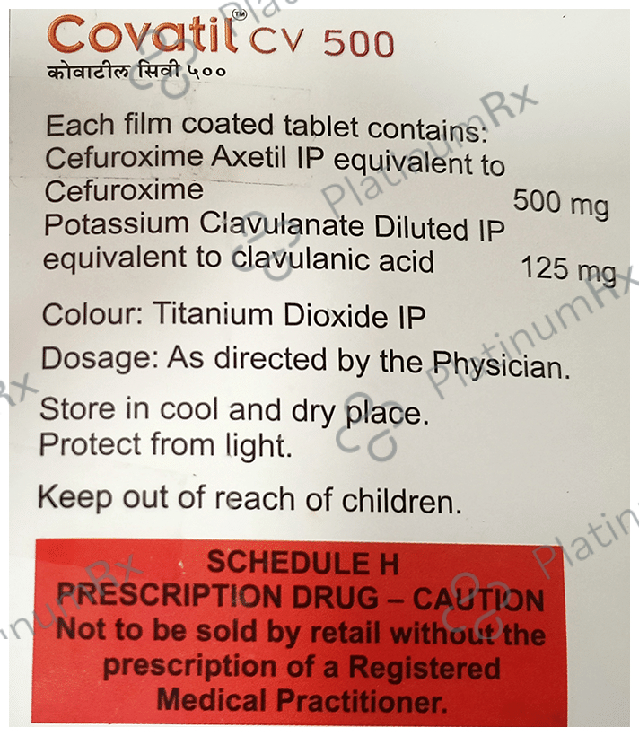 Covatil CV 500 Tablet 10 Tablet