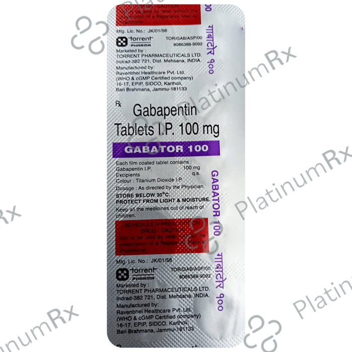 Gabator 100mg Capsule 10s