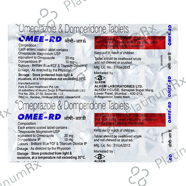 Omee RD 10/20mg Tablet 20s