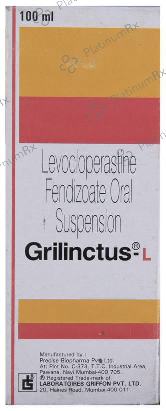 Grilinctus L 20mg Oral Suspension 100ml
