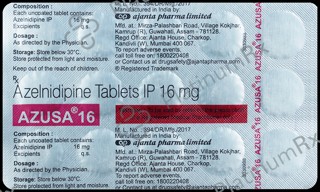 Azusa 16mg Tablet 15s