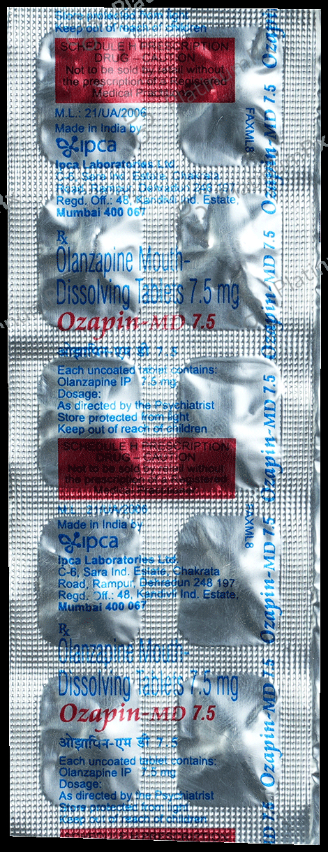 Ozapin-MD 7.5 Tablet